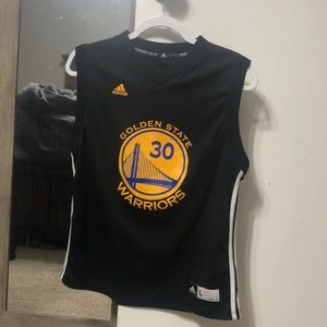Adidas NBA Curry Black Jersey Golden State Warriors